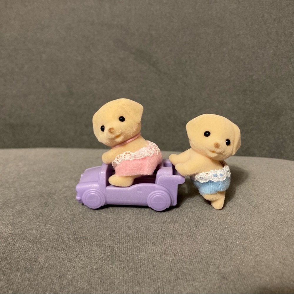 Calico Critters Labrador Twins Set, No Box